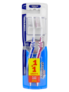 Periuta de dinti Aquafresh CleanFlex Twin new