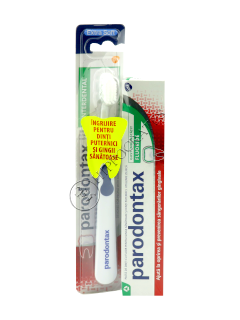 Зубная паста Пародонтакс Fluoride + зубная щетка