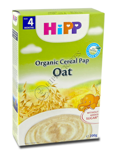 HIPP Terci organic fara lapte 100 % Ovaz (4 luni) 200 g /3017/