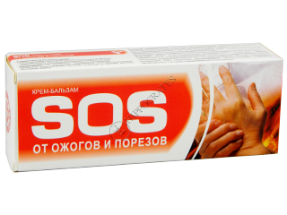 Эликсир SOS крем-бальзам от ожогов и порезов с мумиё