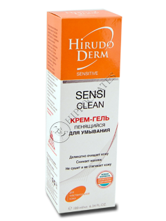 Биокон Гирудо Дерм Sensitive SENSI CLEAN крем-гель для умывания пенящийся