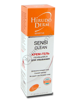 Biokon Hirudo Derm Sensitive SENSI CLEAN crema-gel p/u spalarea fetei spumanta