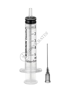 Шприцы с иглой 20 мл Омнификс 3-х компонентные №100