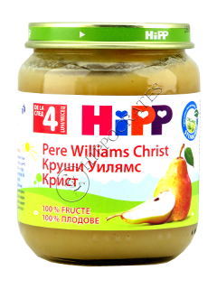 HIPP Fructe, Pere Williams Christ (4 luni) 125 g /4262/