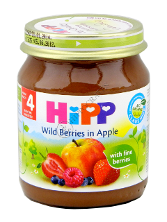 HIPP Fructe, Mere si fructe de padure (4 luni) 125 g /4203/
