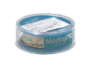 Emplastru MEDRULL Silk 1.25 cm x 5 m rulon.