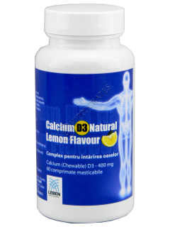 Calcium-D3 Natural Lemon Flavour Leben