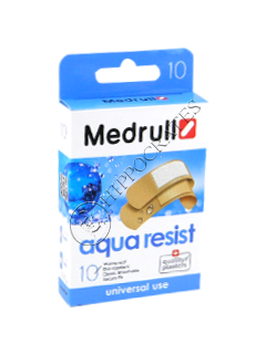 Пластырь MEDRULL Aqua Res (1.9x7.2 см-6 шт, 2.5x7.2 см-4 шт) № 10