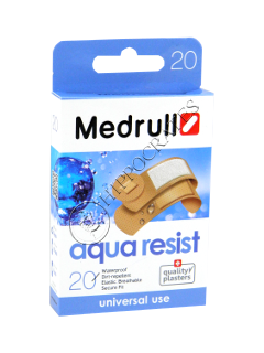 Пластырь MEDRULL Aqua Res (1.9x7.2 см-10 шт, 2.5x7.2 см-6 шт,диам. 2.2 см) № 20