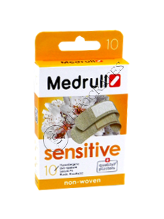 Пластырь MEDRULL Sensitive (1.9x7.2 см-6 шт, 2.5x7.2 см-4 шт.) № 10