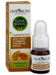 Biokon Sila Volos Argan ser pentru par uscat si fragil