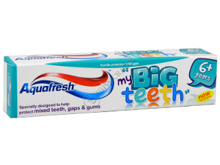 Зубная паста детская Аквафреш Big Teeth 6 лет+
