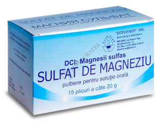 SULFAT DE MAGNEZIU, fiole Prospect magnesii sulfas