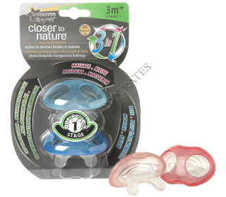 Inel gingival etapa 1 (3+) 2 buc.(roz)/43645071/43645042