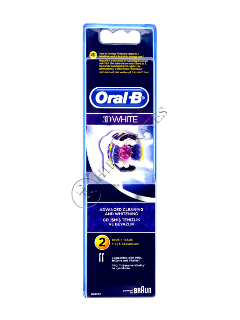 Насадка к электрической зубной щетке Oral-B 3D White EB 18