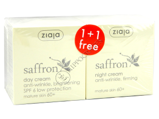 Ziaja Saffron Crema de zi antirid (60+) + Crema de noapte 