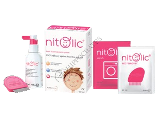 Nitolic Set contra pediculozei (50ml+20ml+20ml+pieptene)