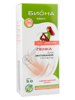 Biokon Biona Miss gel intim spuma pentru fetite pH 5.0