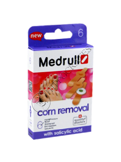 Пластырь мозольный MEDRULL "CORN REMOVAL" №6 с салициловой кислотой