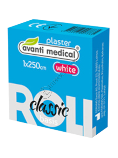 Emplastru MEDRULL Classic White 1 cm x 2.5 m rulon.