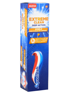 Зубная паста Аквафреш Extreme Clean Deep Action