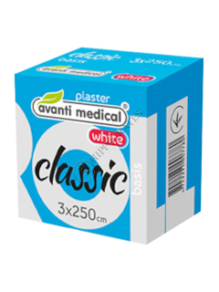 Emplastru MEDRULL Classic White 3 cm x 2.5 m rulon.