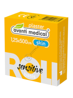 Emplastru MEDRULL AM Sensitive 1.25 cm x 5 m rulon.