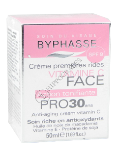 Byphasse Anti-Aging crema fata cu vitamina C(dupa 30 ani) 50 ml
