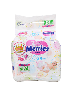 MERRIES Size S №24 4-8 kg (Small) scutece