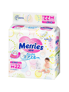 MERRIES Size M №22 6-11kg (Small) scutece