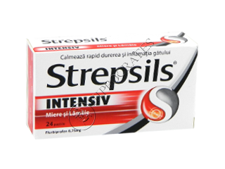 Strepsils Intensiv Miere si Lamaie