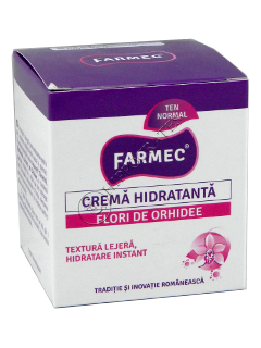 Farmec crema hidratanta flori de orhidee