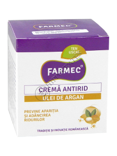 Farmec crema antirid ulei de argan 