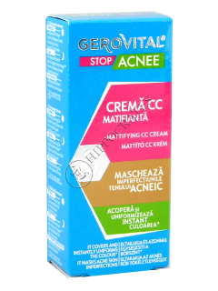 Gerovital Stop Acnee crema CC matifianta 