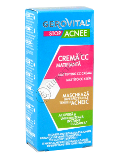 Gerovital Stop Acnee crema CC matifianta