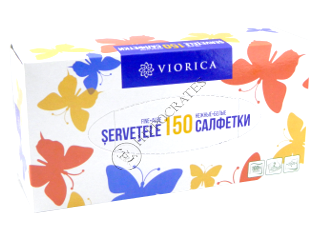 Servetele uscate VIORICA № 150 in cutie