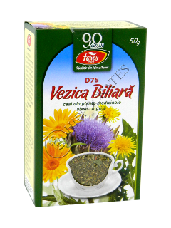 Ceai Vezica Biliara, D75, 50 g, Fares - Farmacia Helena