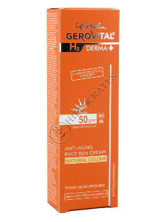 Gerovital Sun H3 Derma+ crema fata  SPF50 tenta naturala