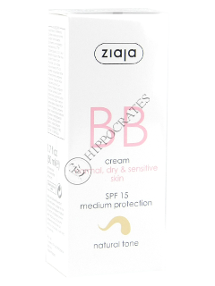 Ziaja BB crema pentru pielea normala,uscata,sensibila, ton natural SPF 15