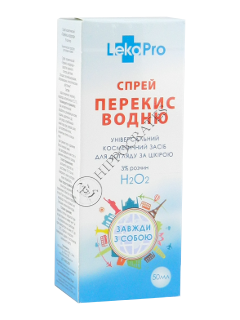 Peroxid de hidrogen 3% spray LekoPro