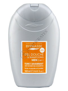 Byphasse Men gel de dus-sampon 2 in 1(groovy paradise)