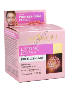 Биокон Профессиональный Эффект Крем дневной LIFTING EXPERT, SPF 15, 45+