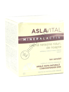 Aslavital Mineralactiv crema regeneranta netezire riduri (de noapte)Nou 50 ml