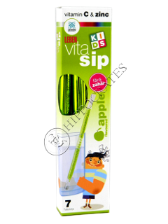 Leben VitaSip Kids Apple Vitamic C+ ZN (7 tubulete)