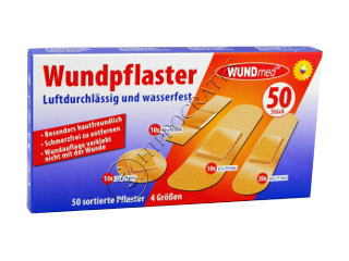 WUNDmed Set de plasture, 4 forme 05-001