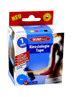 WUNDmed Banda kinesiologica , Blue 5 cm x 5 cm 04-041