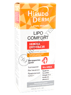 Biokon Hirudo Derm AP Lipo Comfort emulsie p/piele uscata, atopica(Urea 4%) copii si adulti 