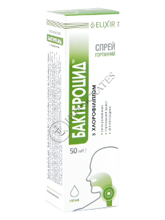 Eliksir Bactereocid -Chlorphylipt Spray pentru gat