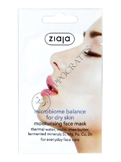 Ziaja Microbiome Masca Fata p/u ten uscat 