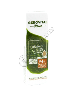 Gerovital Plant crema CC mediu matifianta 